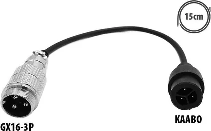 GX16 3P to Kaabo adapter