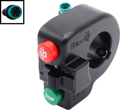 Horn and headlight control unit