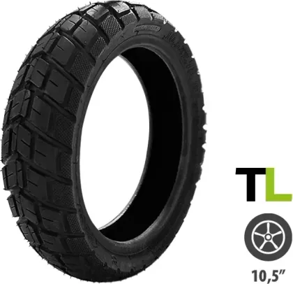 10.5x2.75-7 Off-Road Tubeless Tire, Reinforced, Compatible with Ninebot P65 and P100