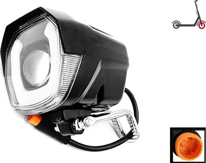 Front LED headlight waterproof connector