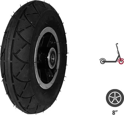 Complete front wheel 200X50 Kugoo S1
