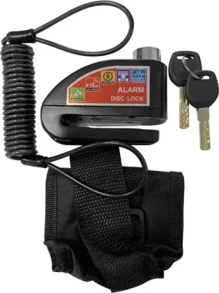 Alarm disk lock