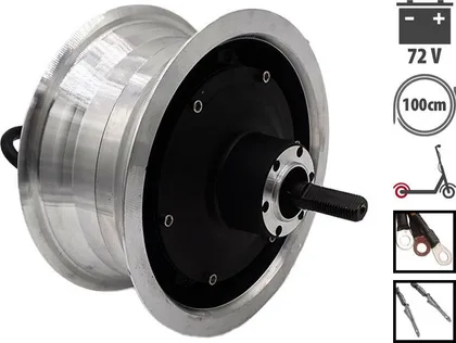 Rear hub motor 72V 2000W with rim VSETT 11+