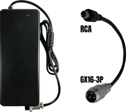PACK 48V ➡️ 54.6V / 2A Charger (RCA connector)