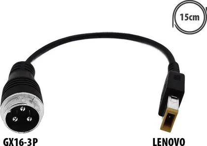 GX16-3P to Lenovo plug adapter