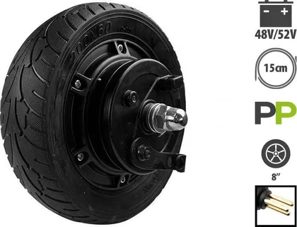 Z8 motor with compatible solid tire for 48V and 52V
