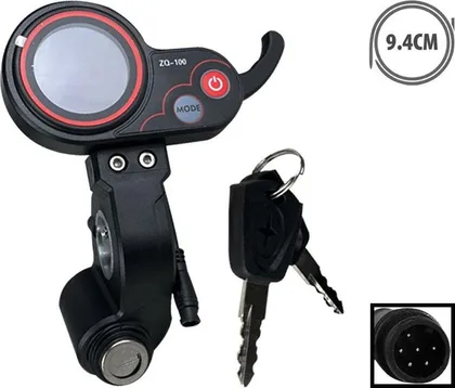 Display ZQ-100 with Hitway key switch
