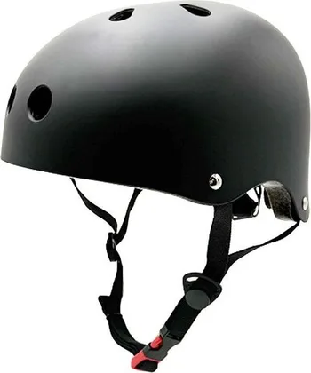 Black bike/scooter helmet with LED