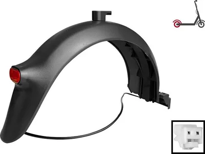 Rear fender with LED for Ninebot F