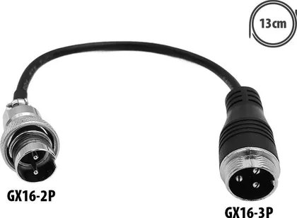 GX16-3P to GX16-2P Nami adapter