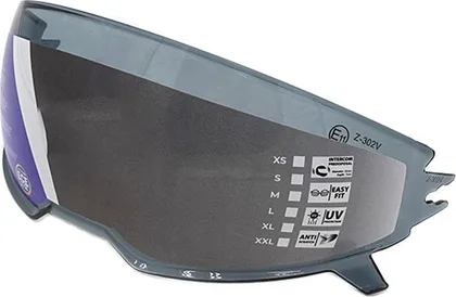 Smoke visor for Street helmet