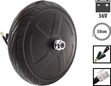 Front hub motor 36V with 200x50 solid tyre Ninebot Segway ES1 ES2 ES3 ES4