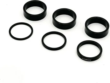 Handlebar riser rings red/gold/blue/black x6 pcs