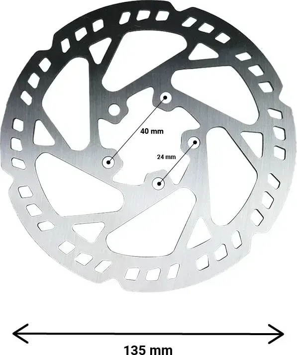 135mm 5-hole brake disc