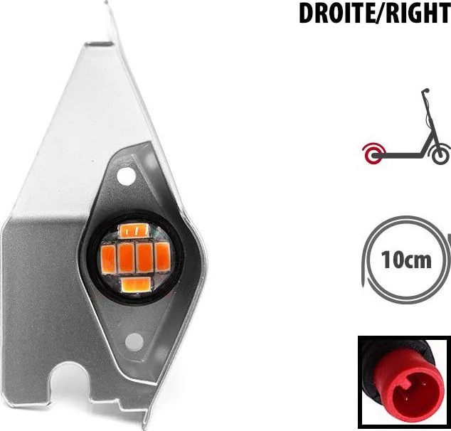 Plastic rear right with LED Dualtron Togo