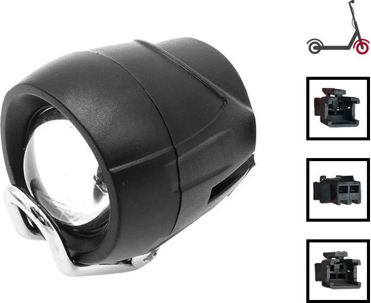 Black LED light and front horn