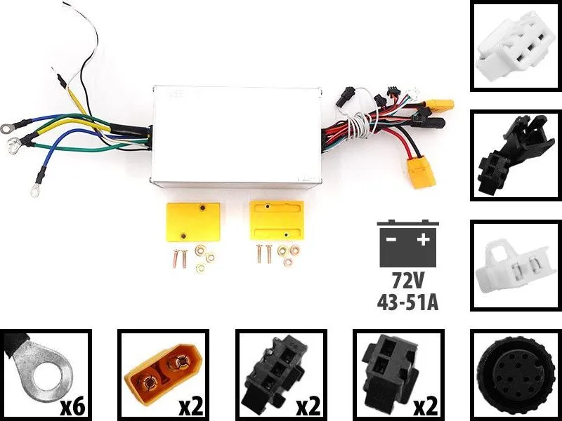 Controller Vsett 11+ 72V 41-53A Dual Motors