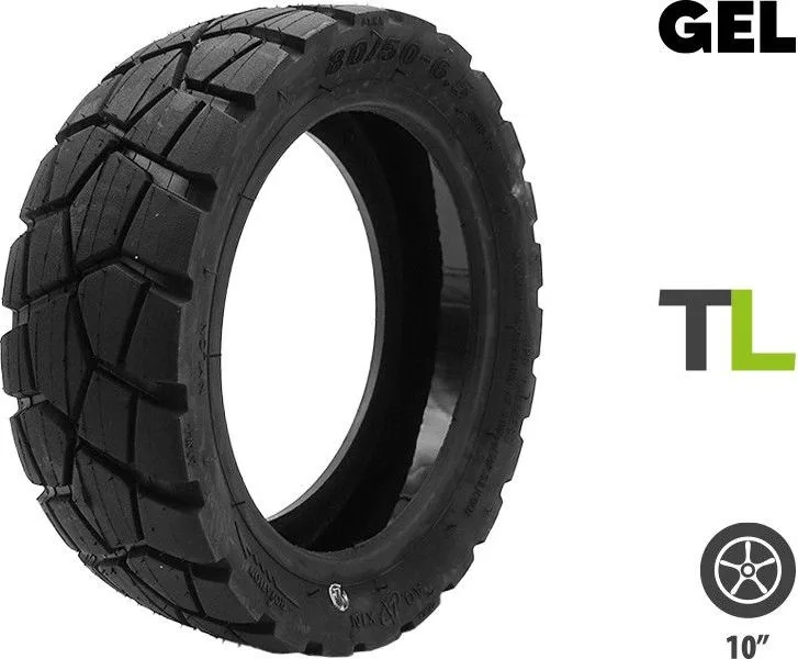 Tire 80/50-6.5 (10x3-6.5) tubeless gel anti-puncture Dualtron Victor 2025