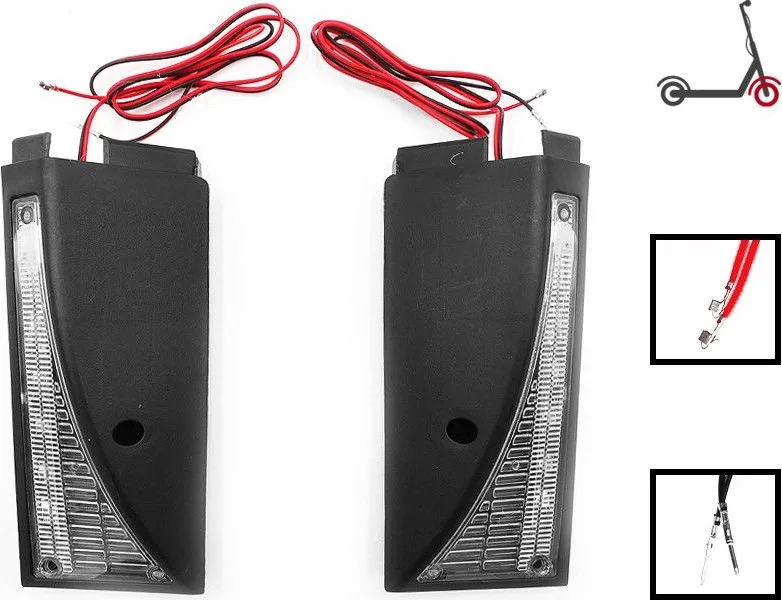 Front LED turn signals for Kugoo M4