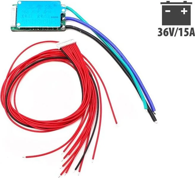 BMS 36v 15A separate charging port