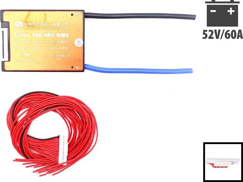 BMS Daly 52V 14S 60A