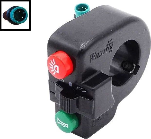 Horn and headlight control unit
