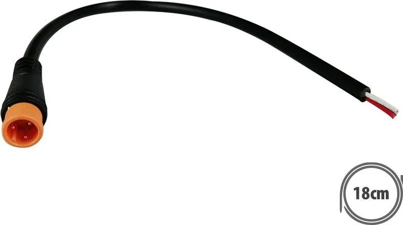 Waterproof 3-pin male connector