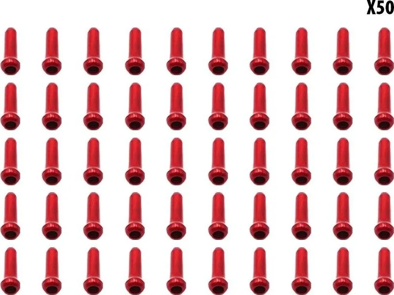 Red cable stops x50 pcs