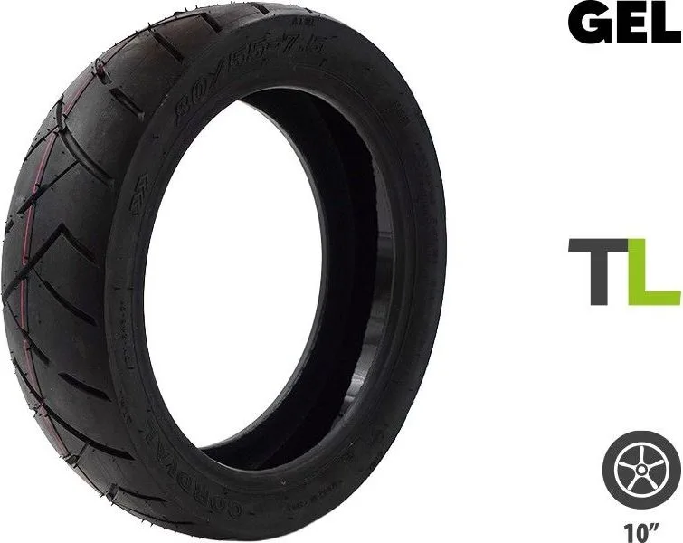 80/55-7.5 tubeless puncture-proof gel tire