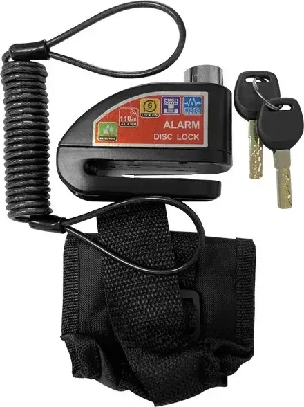 Alarm disk lock