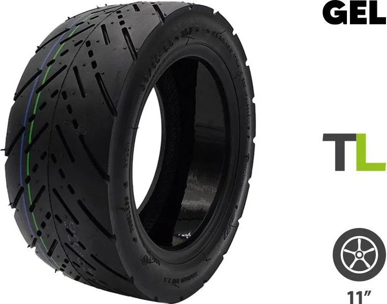 CST tubeless 90/65-6.5 pneumatic for road use, gel puncture-proof