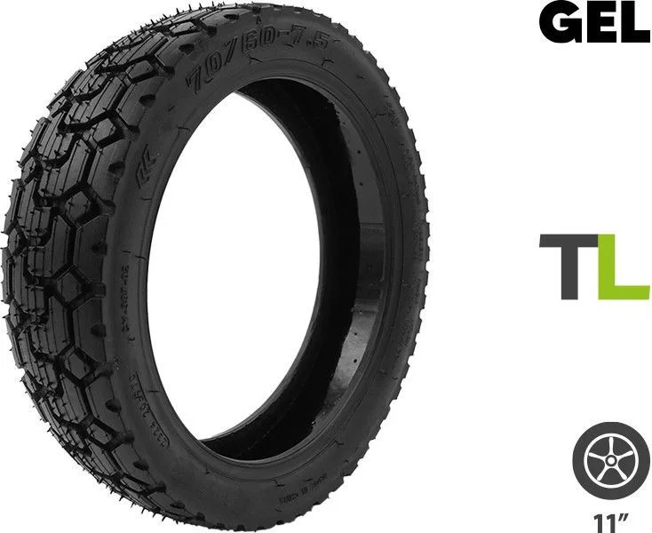 Tire 70/60-7.5 tubeless off-road flat-free gel Ninebot ZT3 Pro
