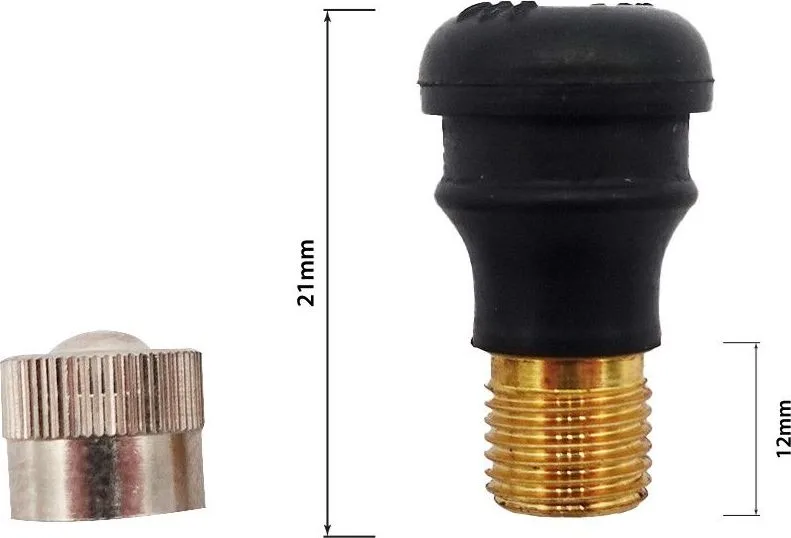 Right tubeless valve for electric scooter