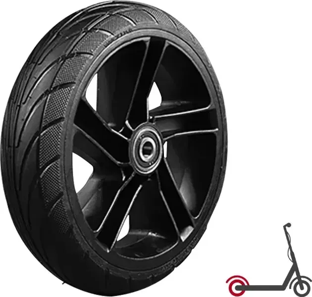 Complete rear wheel 200x50 solid tire non-motorized – Ninebot ES1/ES2/ES3/ES4