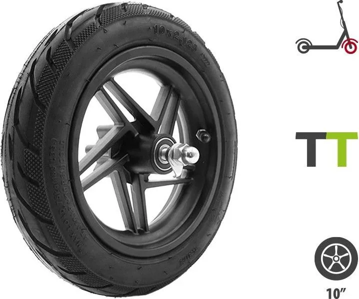 Complete wheel with Ninebot F30 rim