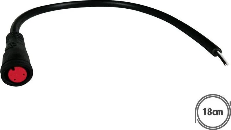 Waterproof 2-pin female connector
