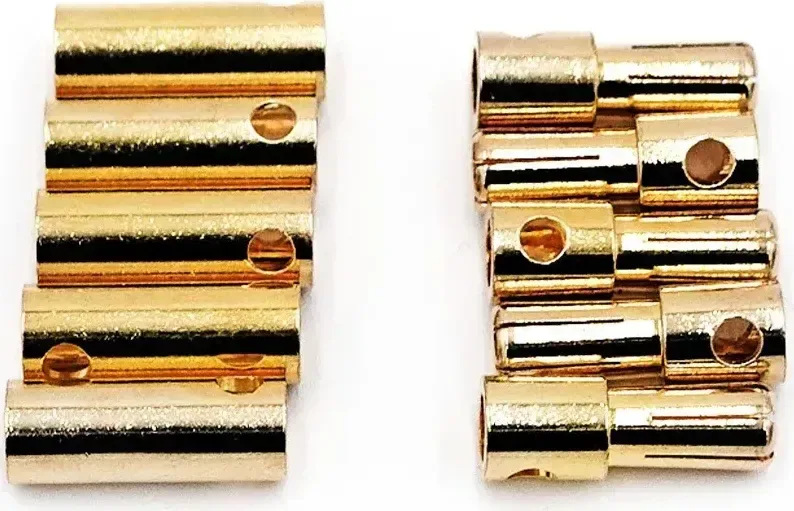5.5mm banana connectors X10 (5Male+5Female)