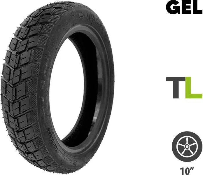 10x2.50-6.5 tubeless semi off-road puncture-resistant gel tire