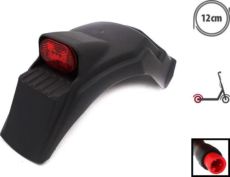 Rear mudguard with LED Dualtron Togo black