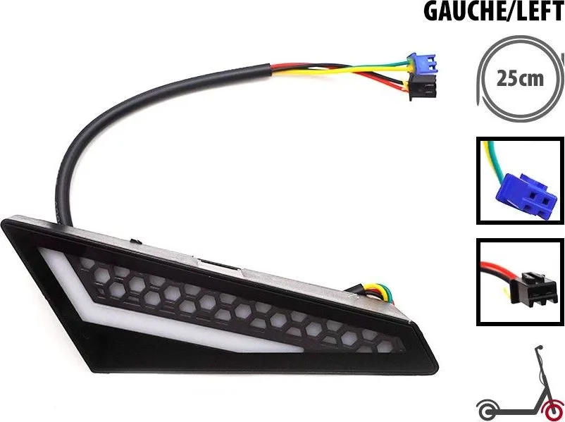 Left front light assembly Kukirin T3