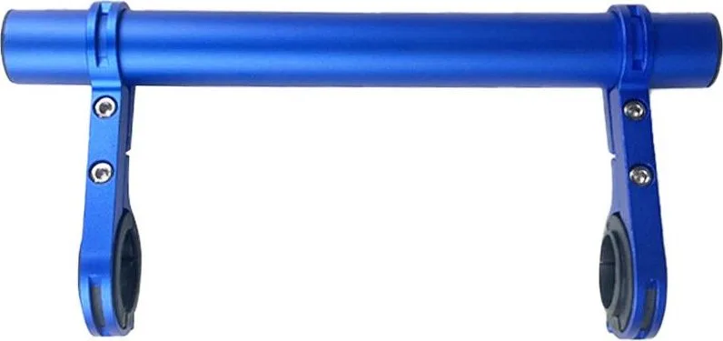 Blue dual handlebar extension