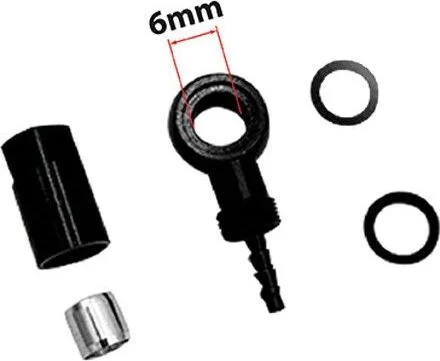 Banjo brakes diam 6mm Shimano BH59 / BH90 X 1pcs