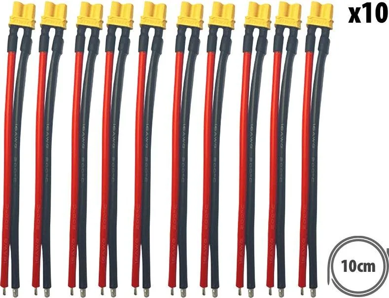 XT30 Female Cable X10pcs
