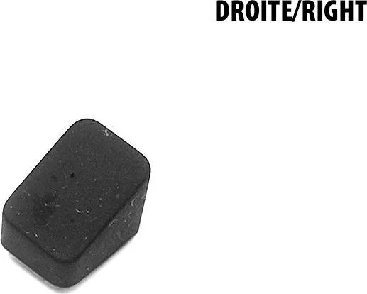 Right fork silicone plug (A) Kukirin T3