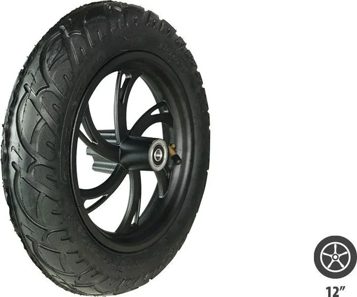 Complete wheel with 12-inch balance bike rim