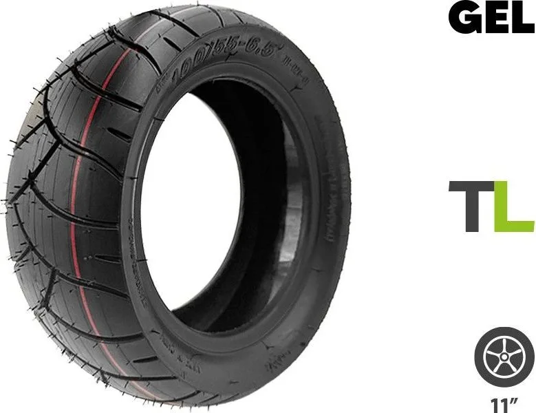 Tire 100/55-6.5 tubeless puncture-proof gel