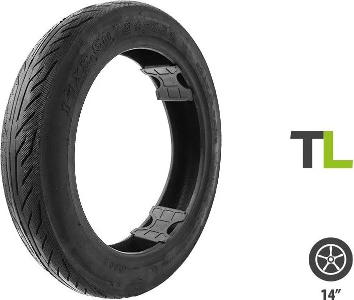Tire 14x2.50-10 tubeless Dualtron City
