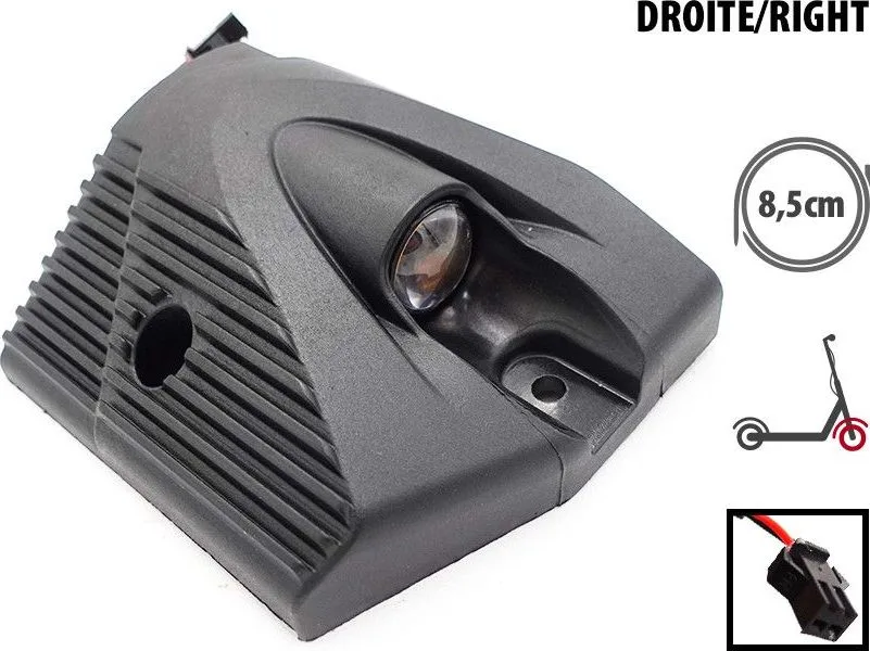 Plastic cover and Led Deck right front Kukirin G2 Master