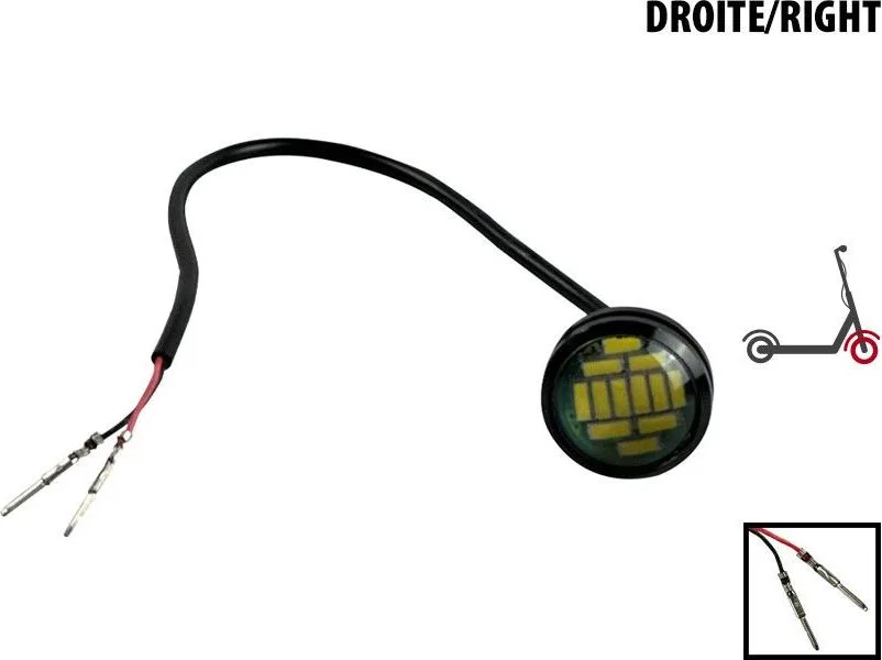 Dualtron Mini front right LED