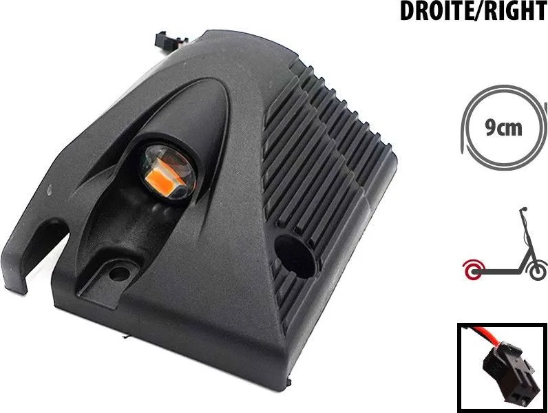 Plastic cover and Led Deck right rear Kukirin G2 Master